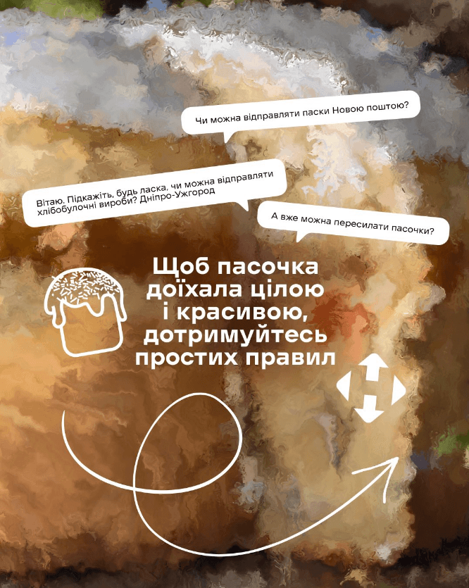 Чи можна відправляти паски поштою? Як українцям поділитися великодньою випічкою з родиною